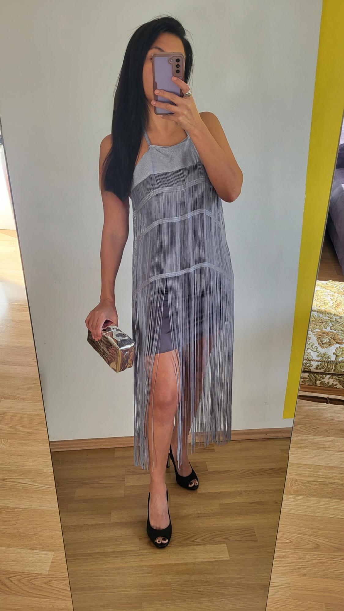 MINI FRINGED DRESS