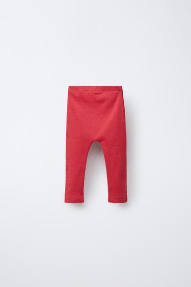 LOT DE DEUX LEGGINGS IMPRIMÉS - Rose de Zara - Image 2