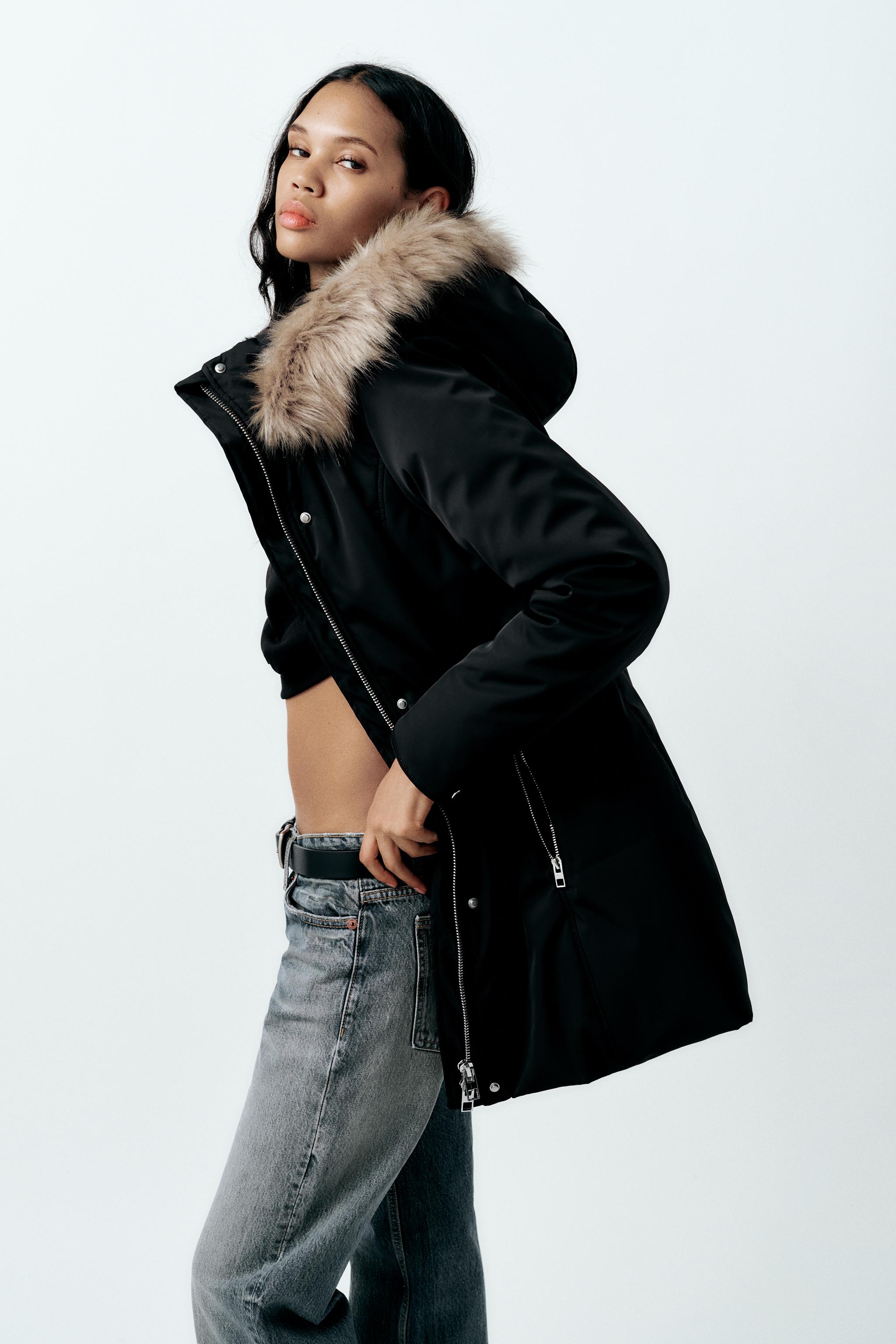 New look hotsell fur jacket