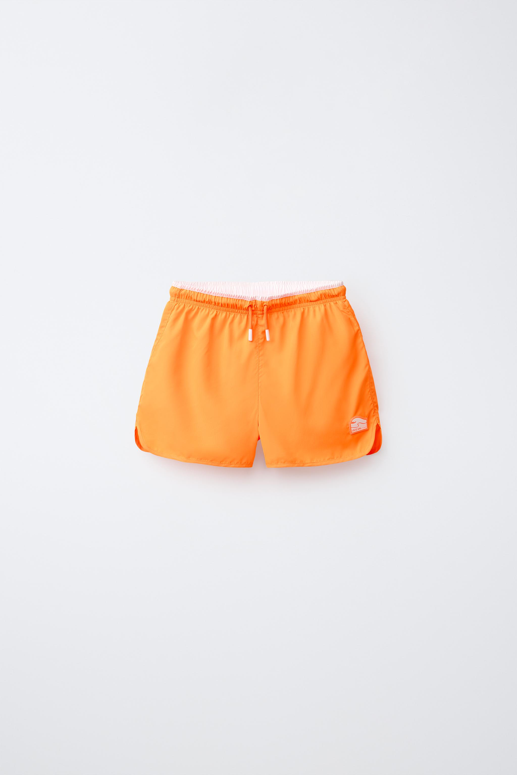 6-14歳/速乾性トランクススイムウェア - ネオンイエロー | ZARA Japan