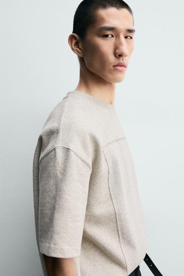 COMBINED PATCH SWEATSHIRT - Grey marl by Zara - Image 5