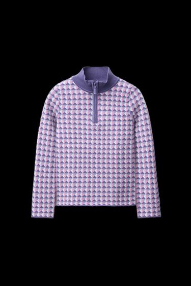 JERSEY PUNTO JACQUARD SKI COLLECTION - Rosa / Malva de Zara - Imagen 0