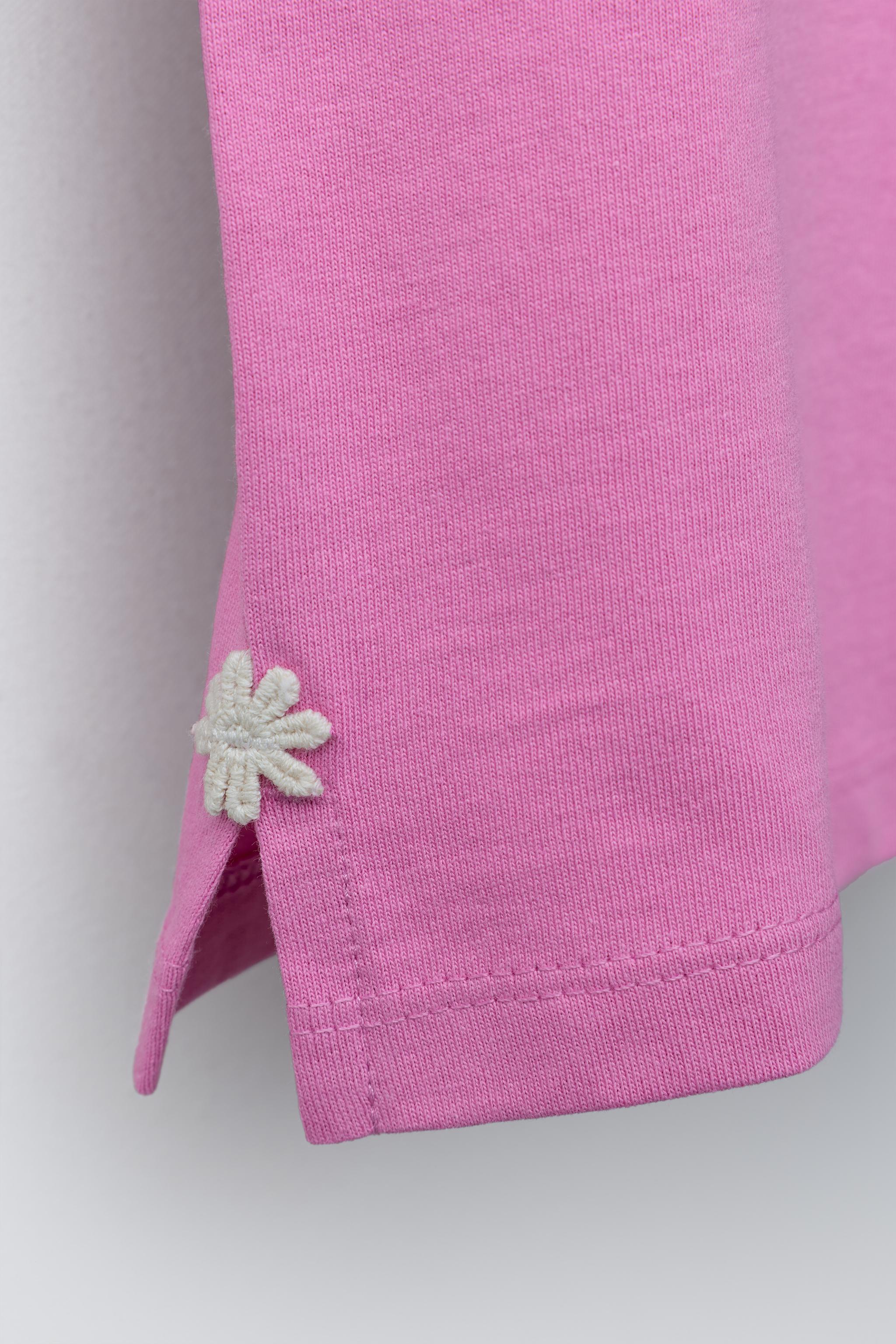 T-SHIRT MARGUERITES EN DENTELLE
