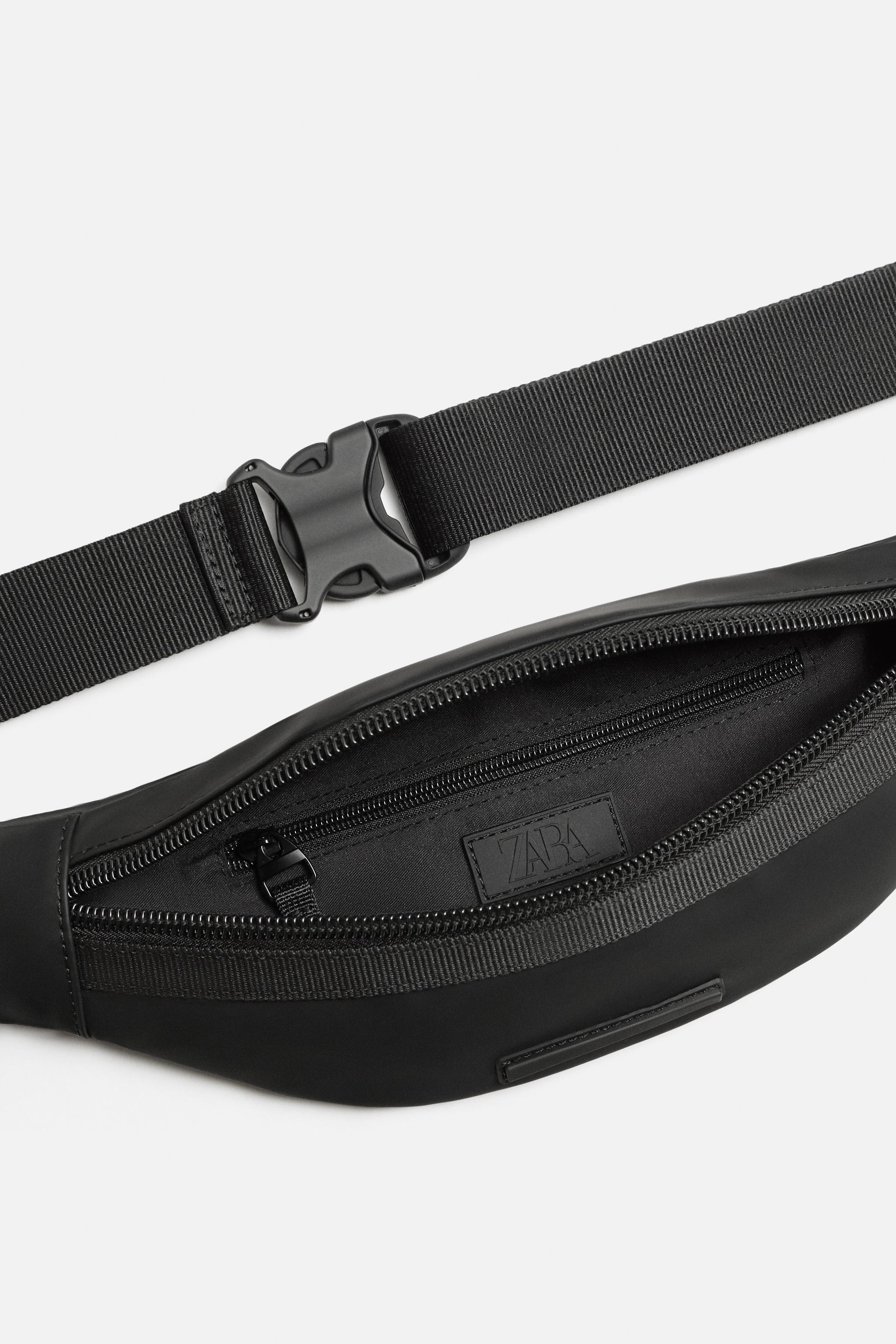 Black belt bag zara sale