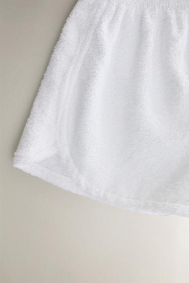 SHORT TISSU ÉPONGE EXTRA DOUX - Blanc de Zara - Image 3