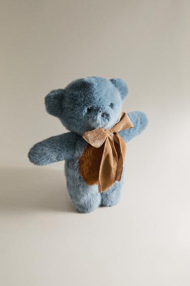 KIDS' X THE ANIMALS OBSERVATORY TEDDY SOFT TOY - Blue by Zara - Image 1