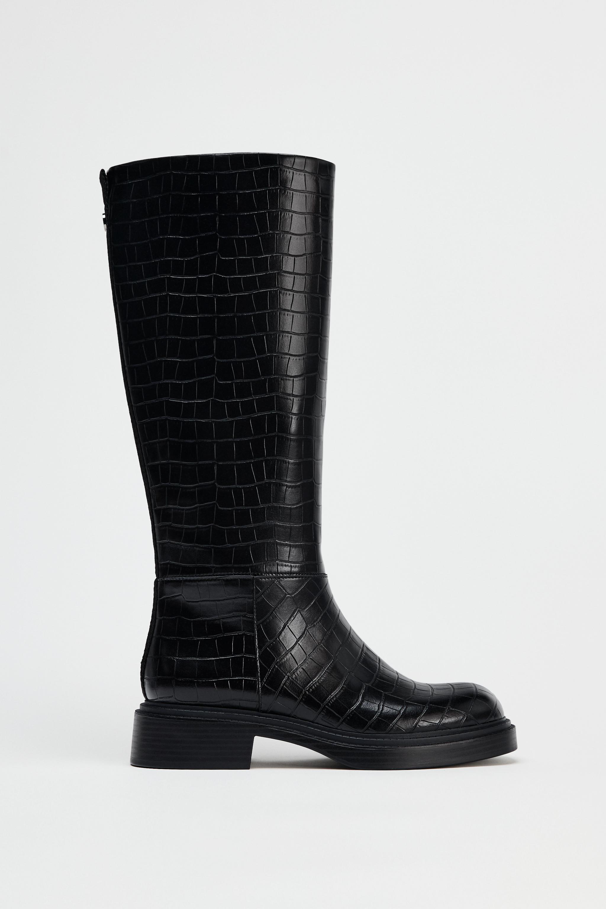 Women s Black Boots Explore our New Arrivals ZARA United Kingdom