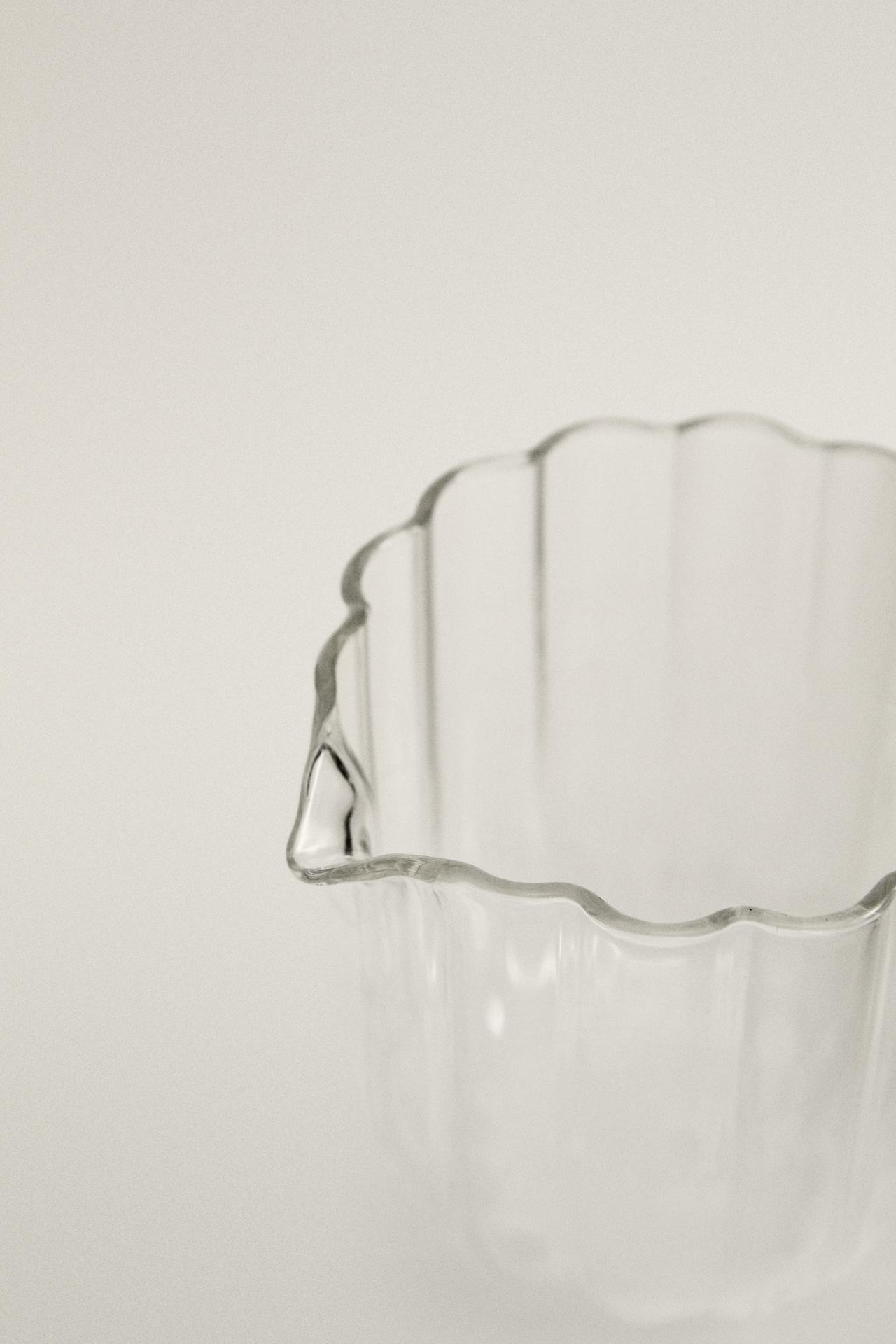 BOROSILICATE GLASS CREAM PITCHER — Transparent