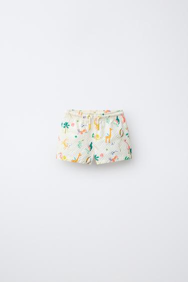 2-6 AÑOS/ TRAJE DE BAÑO ANIMALES - Crudo de Zara - Imagen 0