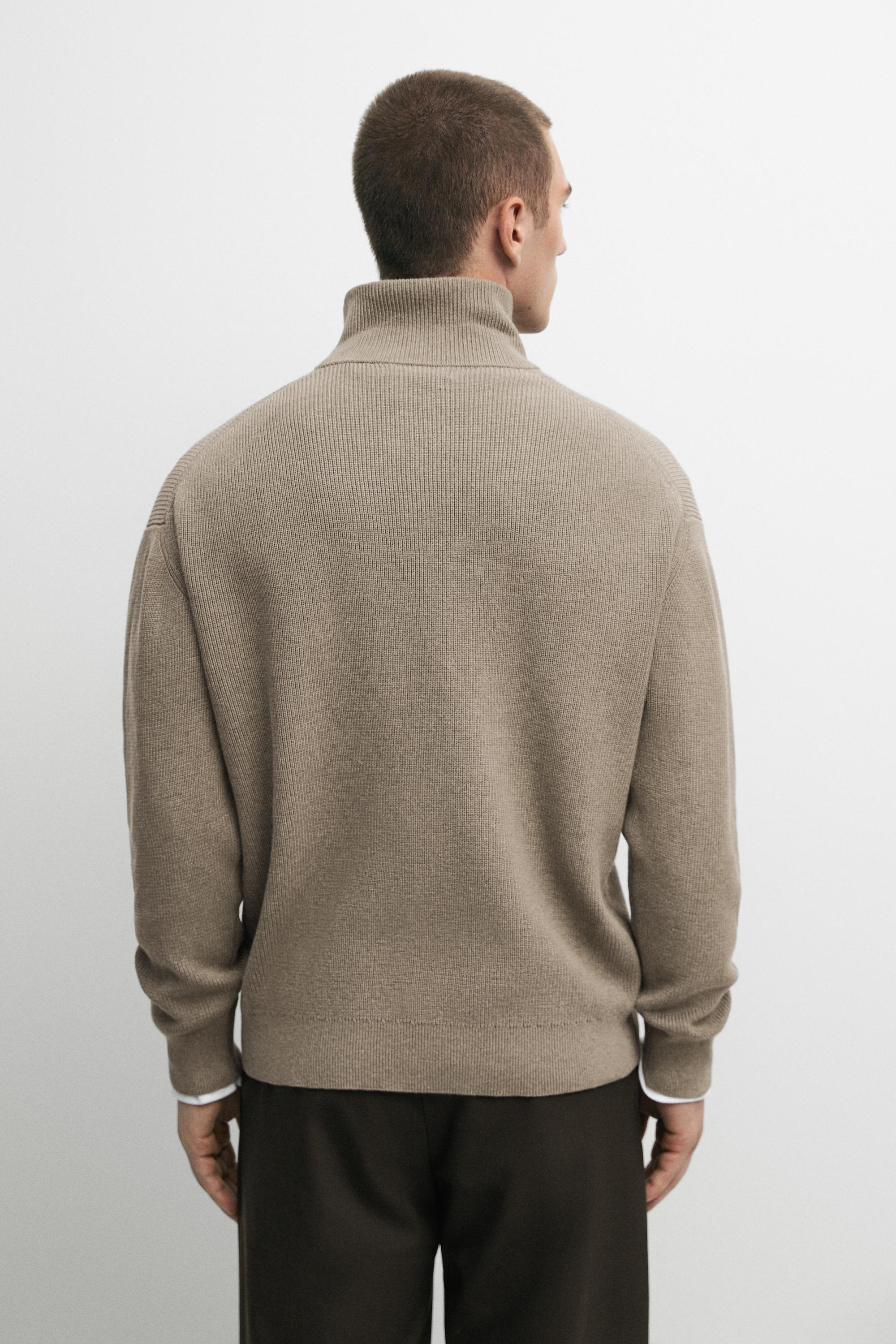 100% cotton ribbed knit cardigan
