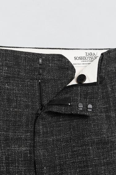 JUPE TUBE AVEC LAINE SOSHIOTSUKI X ZARA - Gris chiné de Zara - Image 6