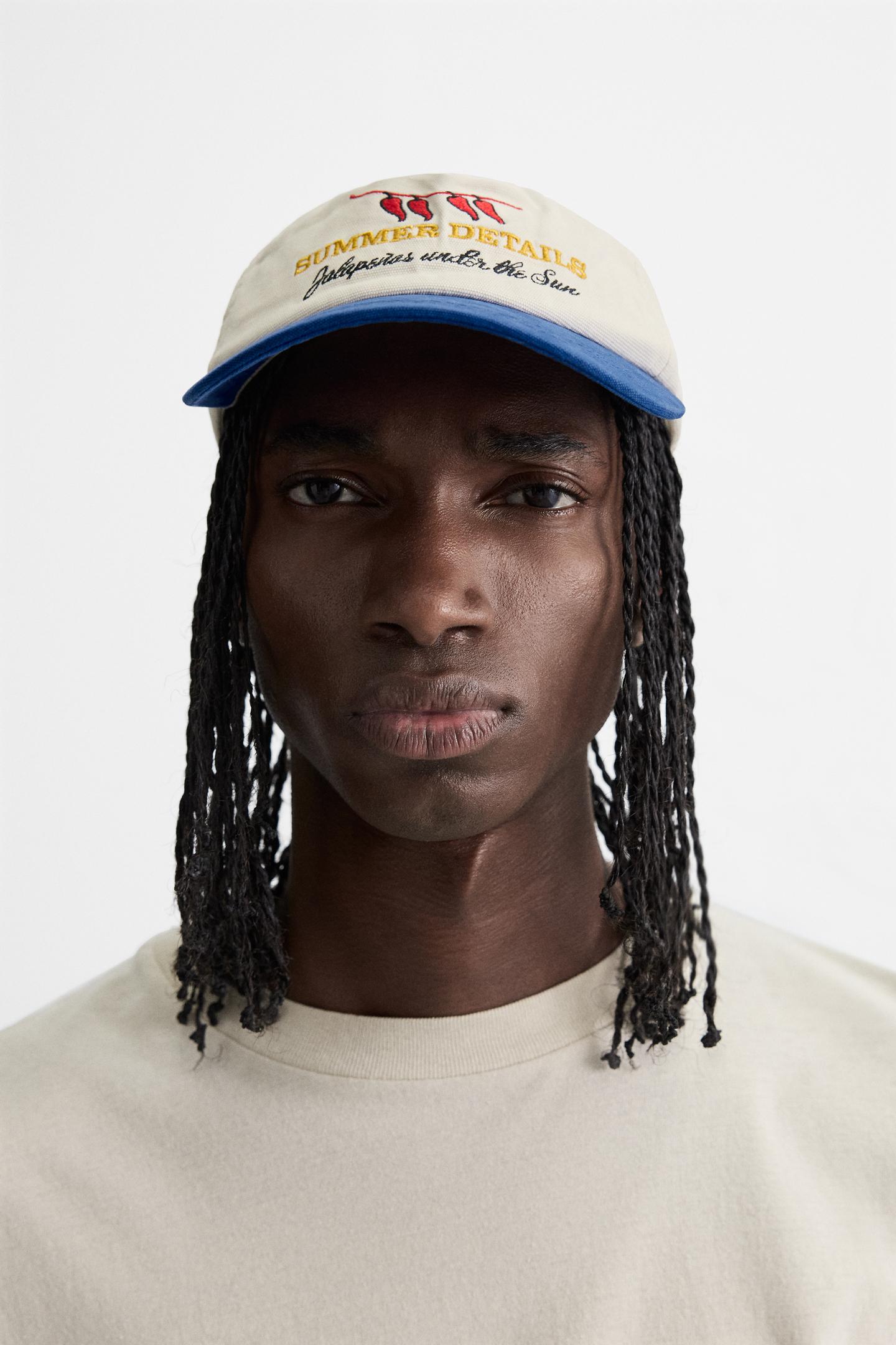 WASHED PRINT CAP