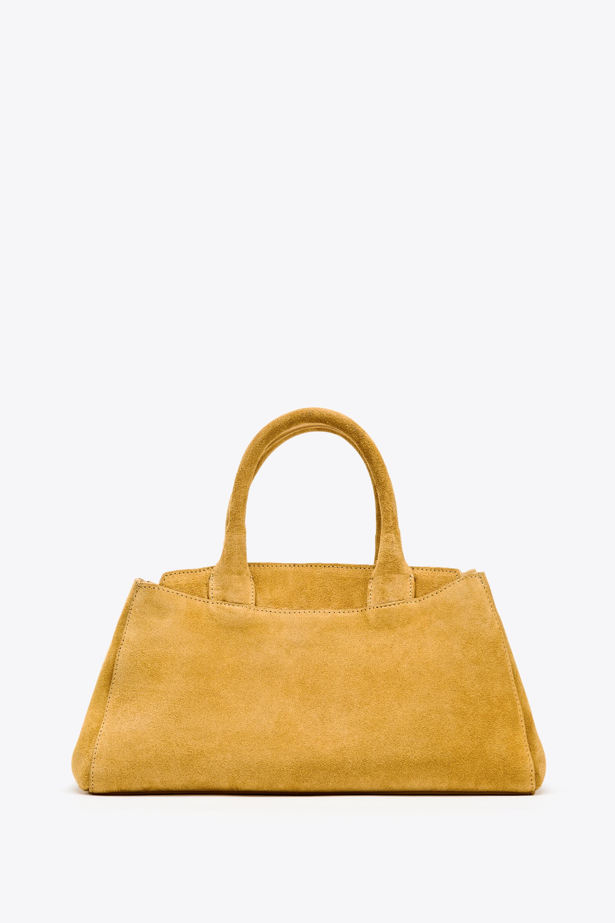スエードミニシティバッグ - イエロー | ZARA Japan / 日本