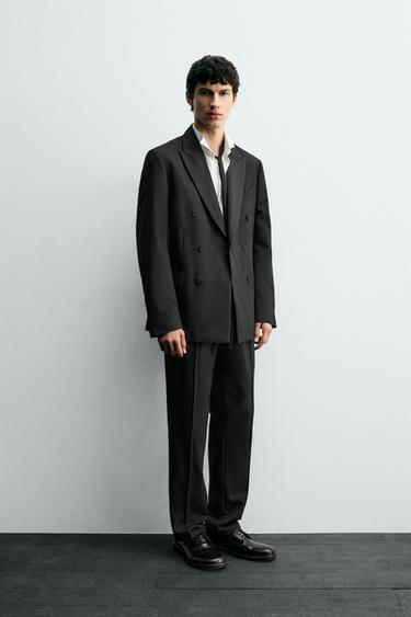 PLEATED SUIT TROUSERS - Black by Zara - Image 0