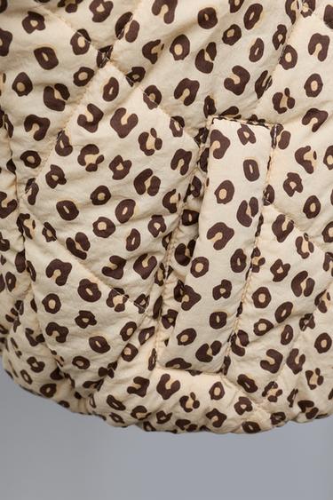 BLOUSON MATELASSÉ ANIMAL PRINT - Leopard de Zara - Image 7
