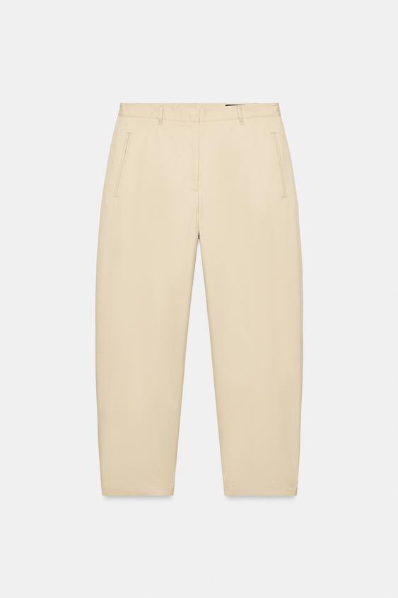 PANTALÓN POPELÍN ZW COLLECTION - Arena de Zara - Imagen 0