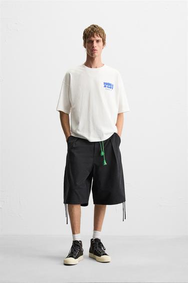SLOGAN PRINT T-SHIRT - White by Zara