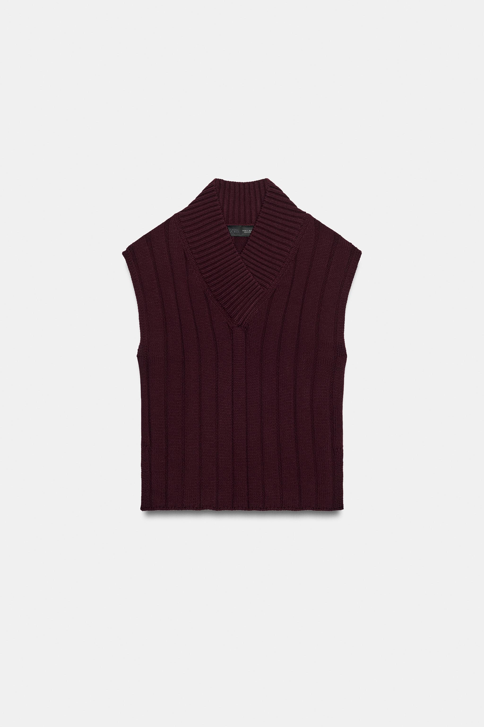 RIB KNIT VEST