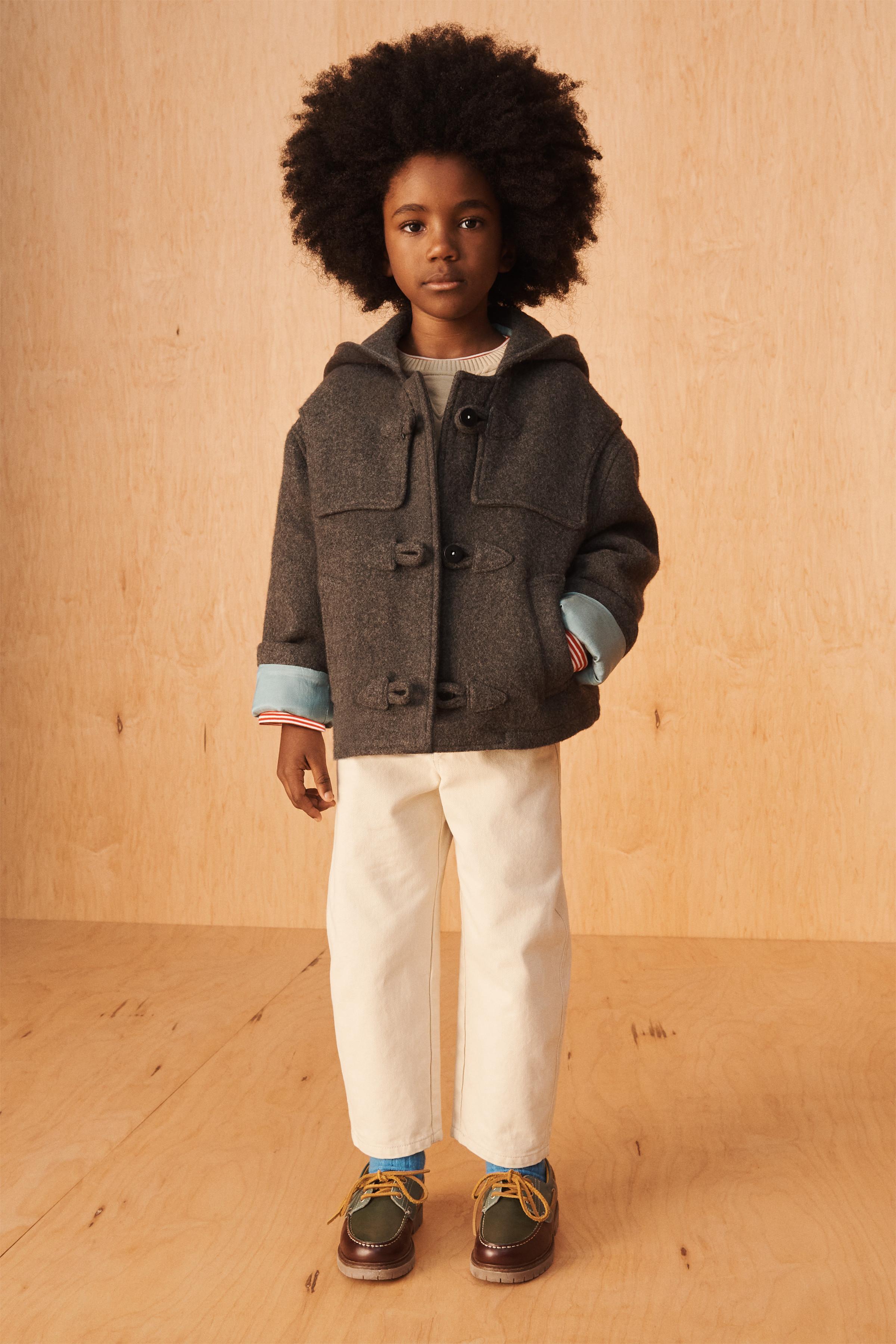 LIMITED EDITION WOOL DUFFLE COAT WITH FROG FASTENING