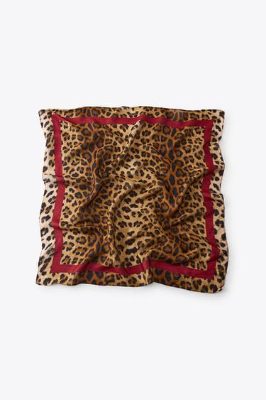 ANIMAL PRINT MODAL SCARF - Leopard by Zara