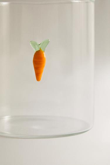 VERRE BOROSILICATE CAROTTE - Orange de Zara - Image 3