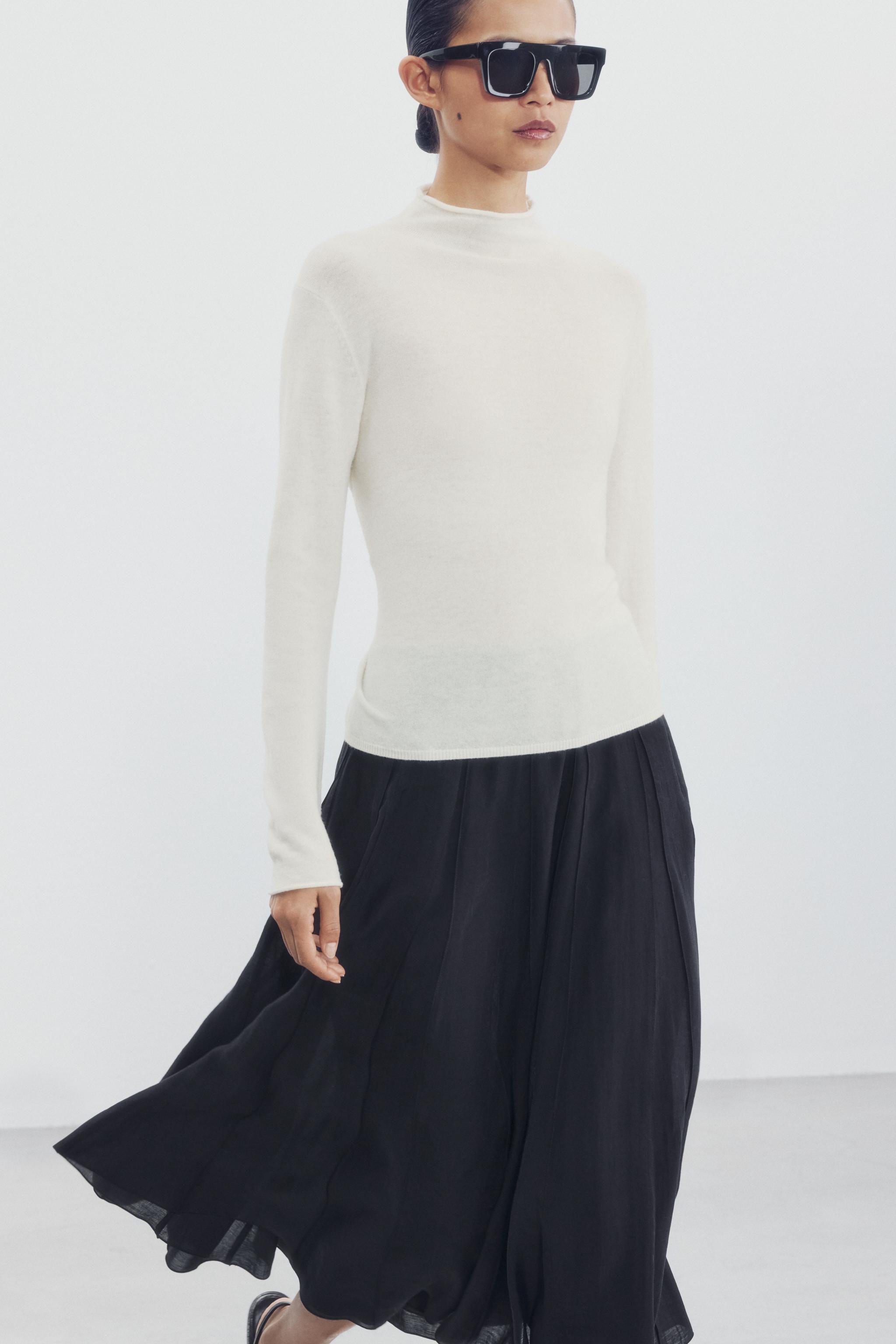 ZW COLLECTION FLOWY COMBINED SKIRT