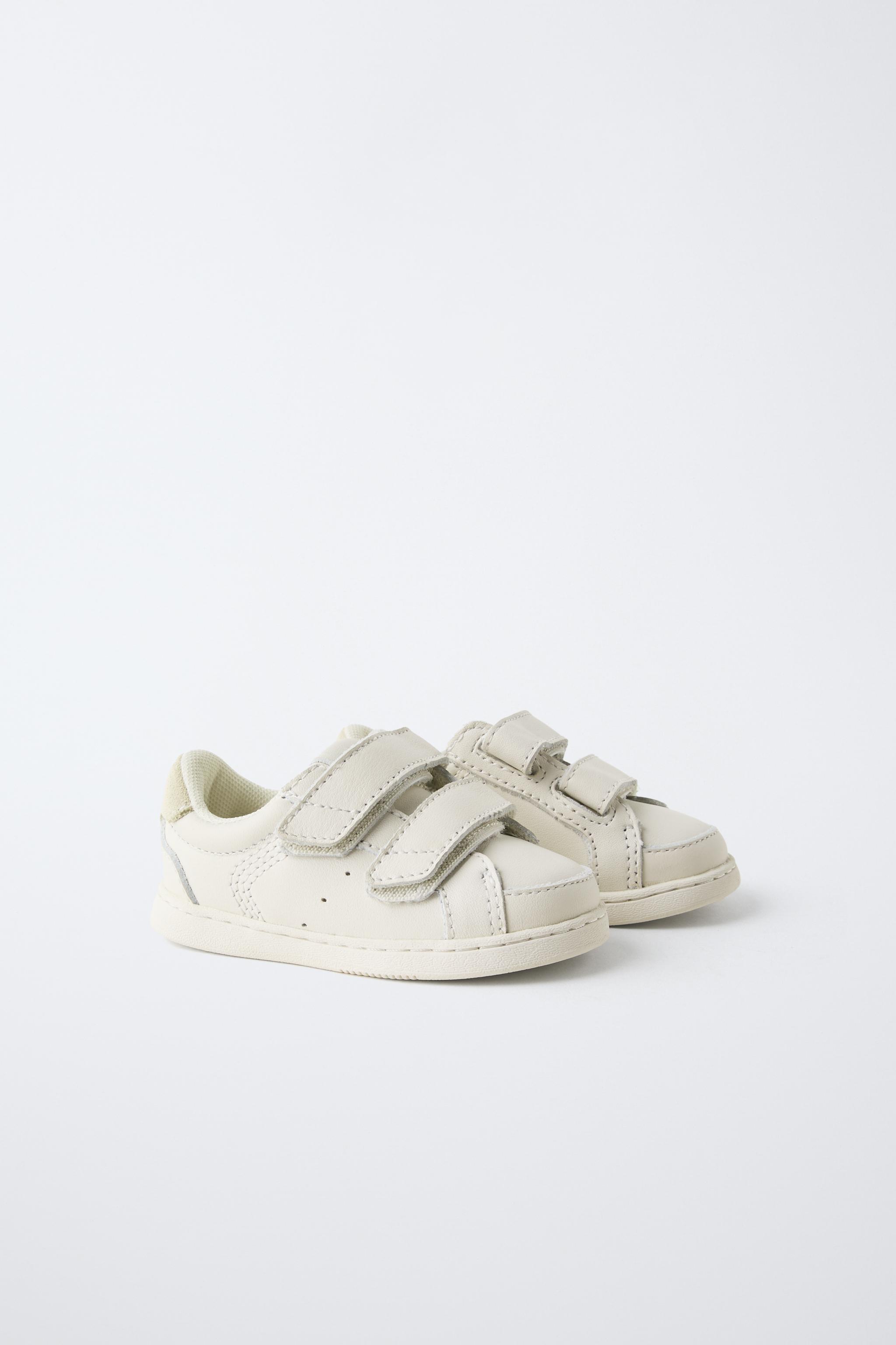 BAREFOOT STRAP LEATHER SNEAKERS — White