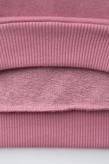 TERRY PATCH SWEATSHIRT - Mid-pink de Zara - Image 3
