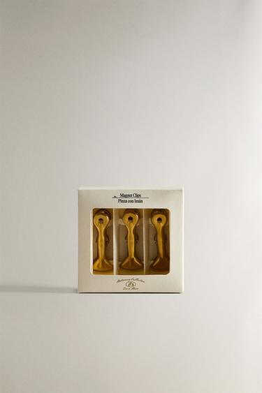 MAGNETIC CLIP (PACK OF 3) - Gold by Zara - Image 4