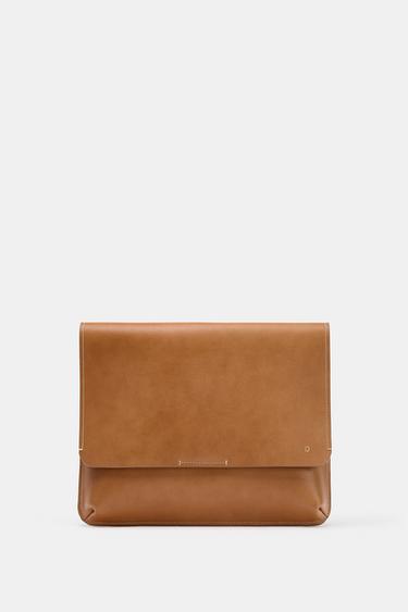 FUNDA PIEL PARA IPAD - Marrón de Zara