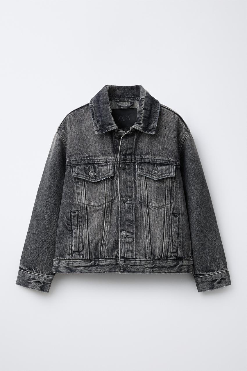 デニムジャケット - グレー | ZARA Japan / 日本