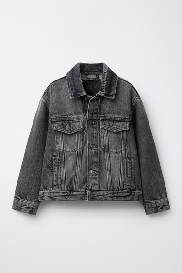 DENIM JACKET - Grey by Zara