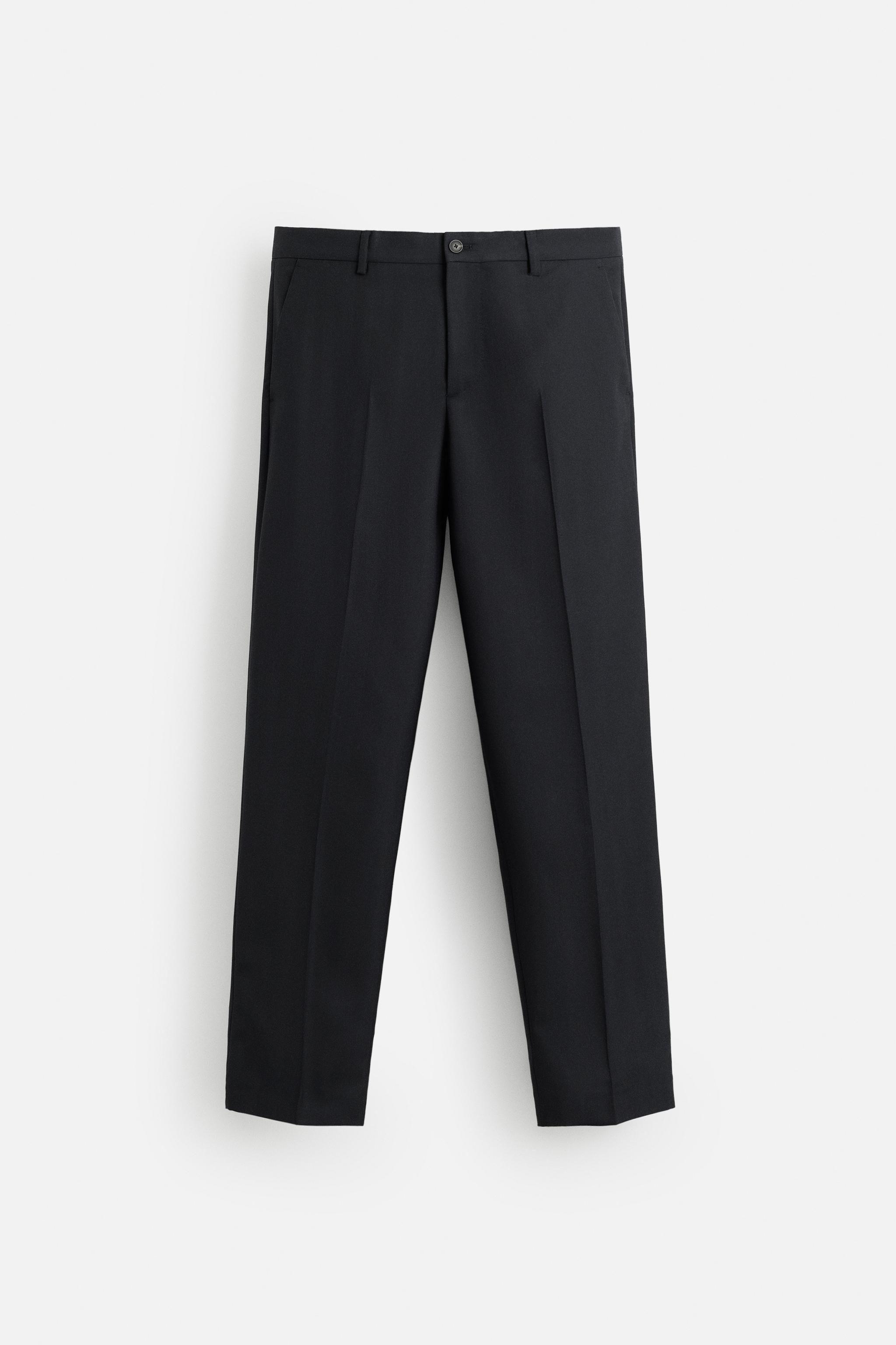 PANTALON DE COSTUME À CHEVRONS