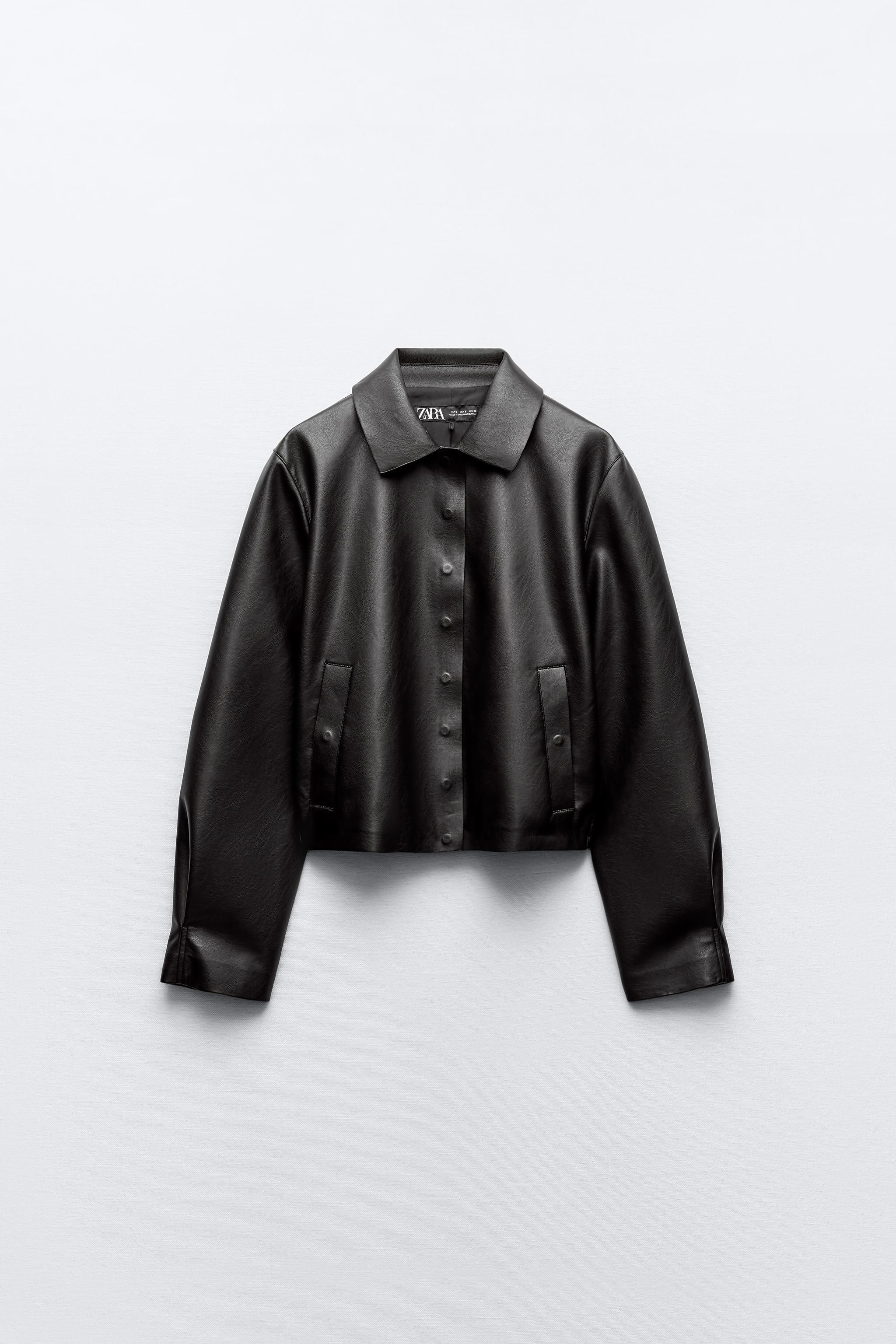 FAUX LEATHER JACKET - Black | ZARA United States