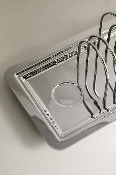 STAINLESS STEEL TOAST RACK AND CONTAINERS - Silver by Zara - Image 2