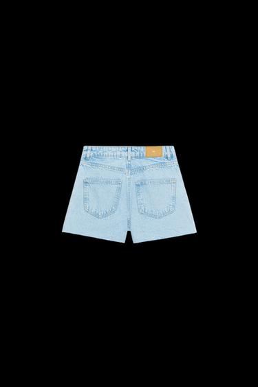 Z1975 DENIM-SHORTS MIT HOHER TAILLE - Indigoblau von Zara