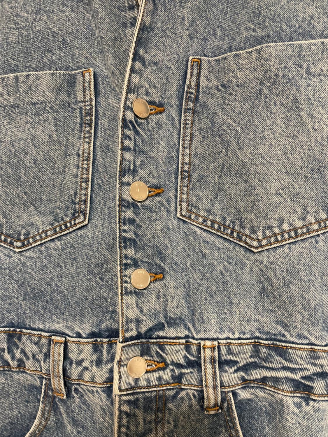 Z1975 LONG SLEEVE DENIM JUMPSUIT - Image 2