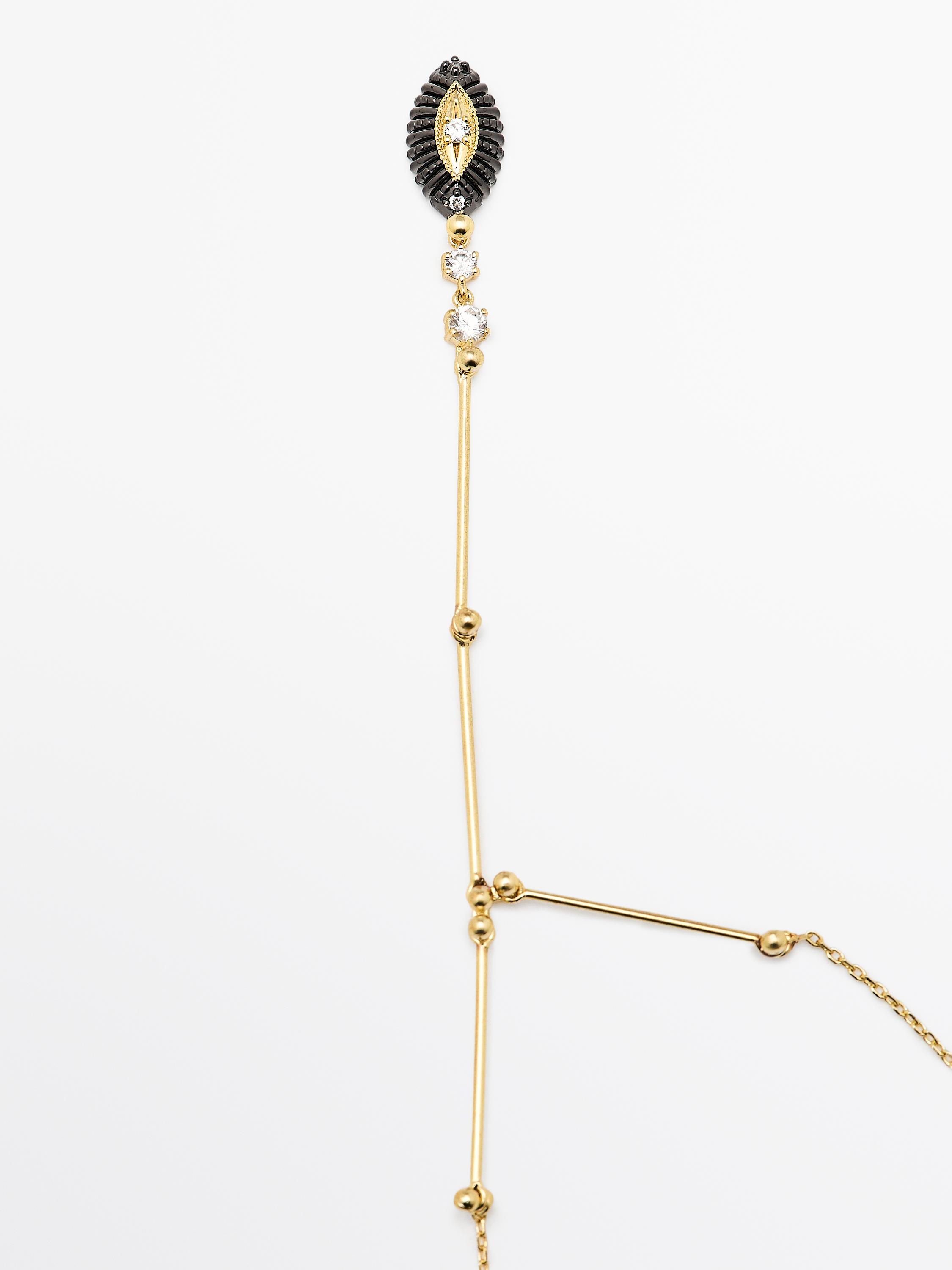 Collier bijou brillants