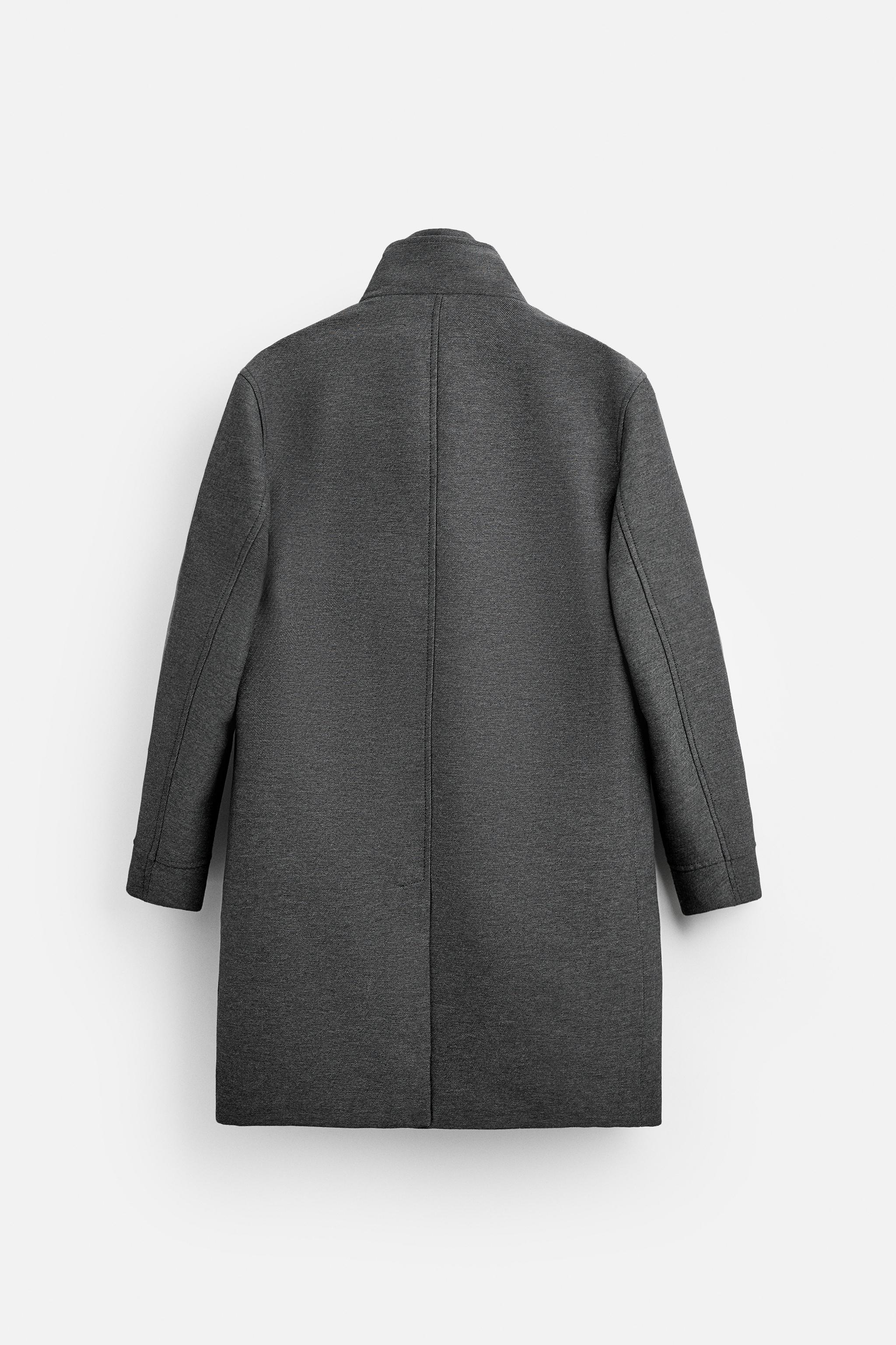 RAINMAKER / DETACHABLE COLLAR COAT + NISHIJIN / OLIVE