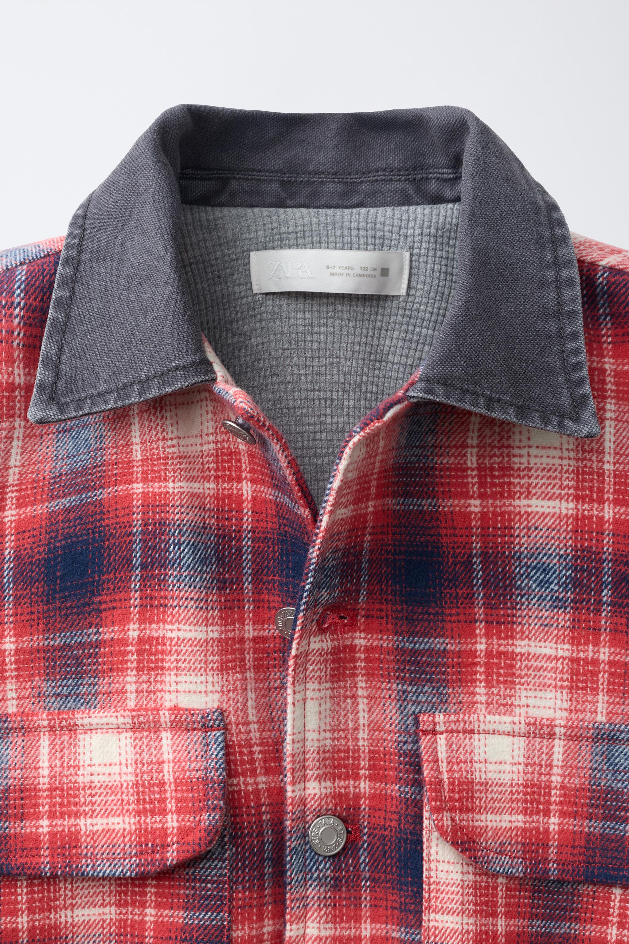 PLAID OVERSHIRT