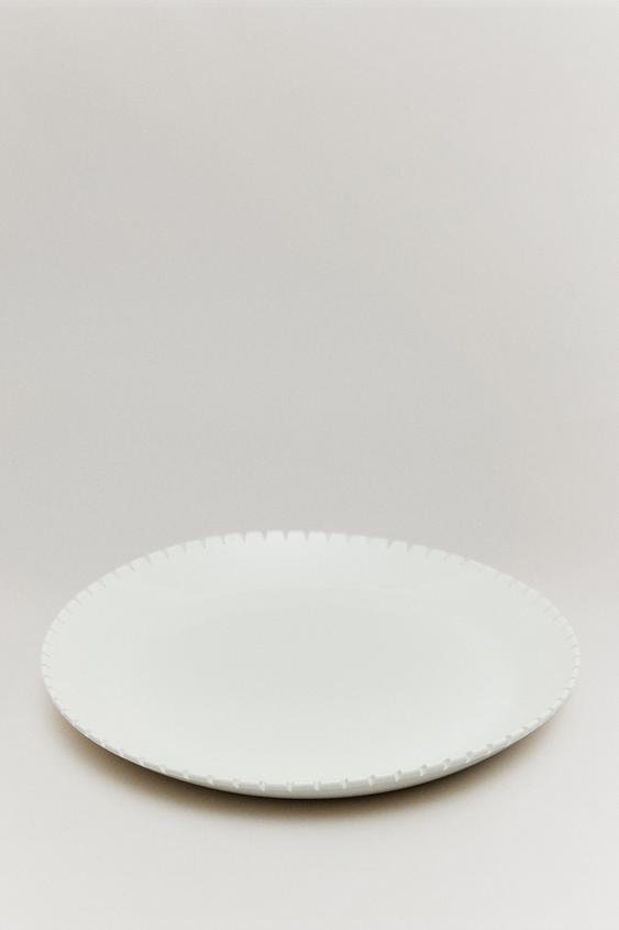 THE DENTATA FLAT PLATE - Blanco de Zara - Imagen 0