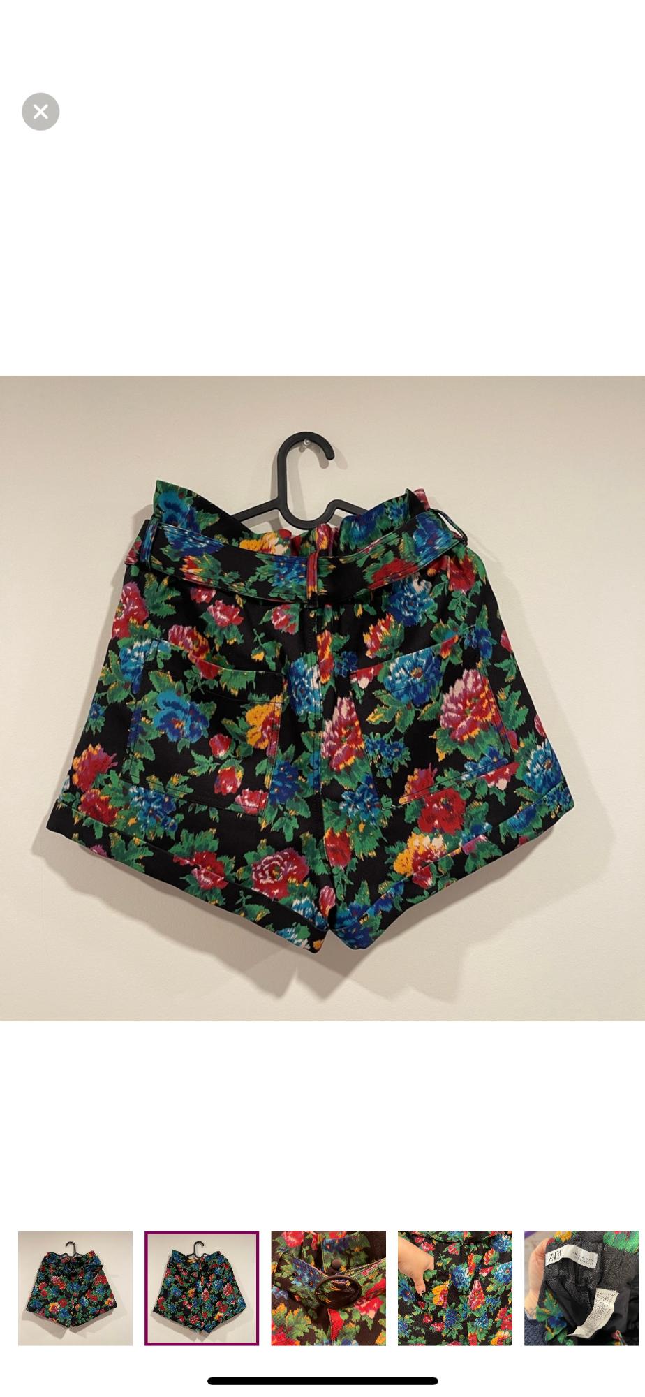 FLORAL PRINT SHORTS - Image 3