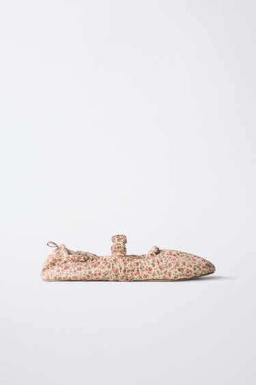 ZAPATILLAS DE CASA FLORES - Rosa de Zara - Imagen 0