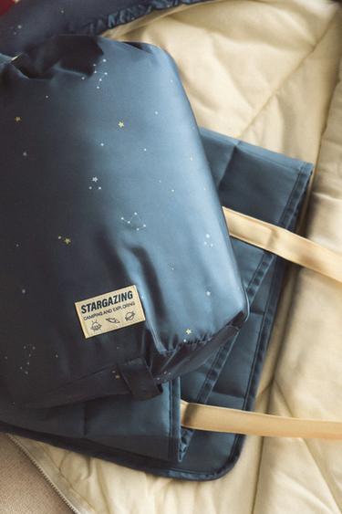 SLAAPZAK KINDEREN STERRENBEELDEN - Blauwachtig van Zara