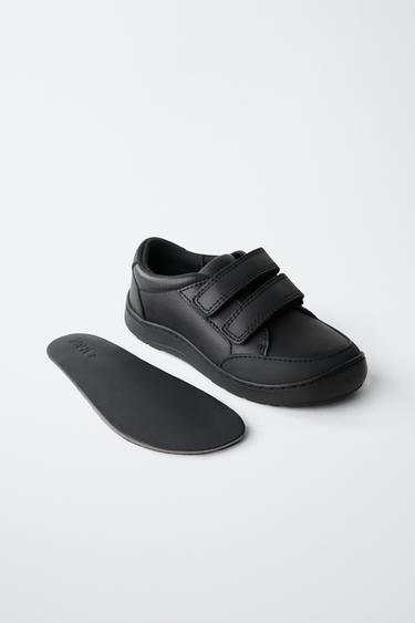 BASKET BAREFOOT EN CUIR - Noir de Zara - Image 3