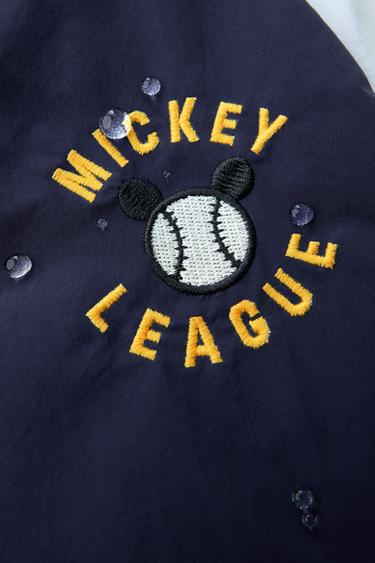 MICKEY MOUSE © DISNEY WATER-REPELLENT VARSITY BOMBER JACKET - Navy blue by Zara - Image 7