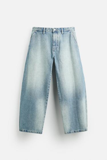 JEANS RELAXED BALLOON FIT - Azul medio de Zara