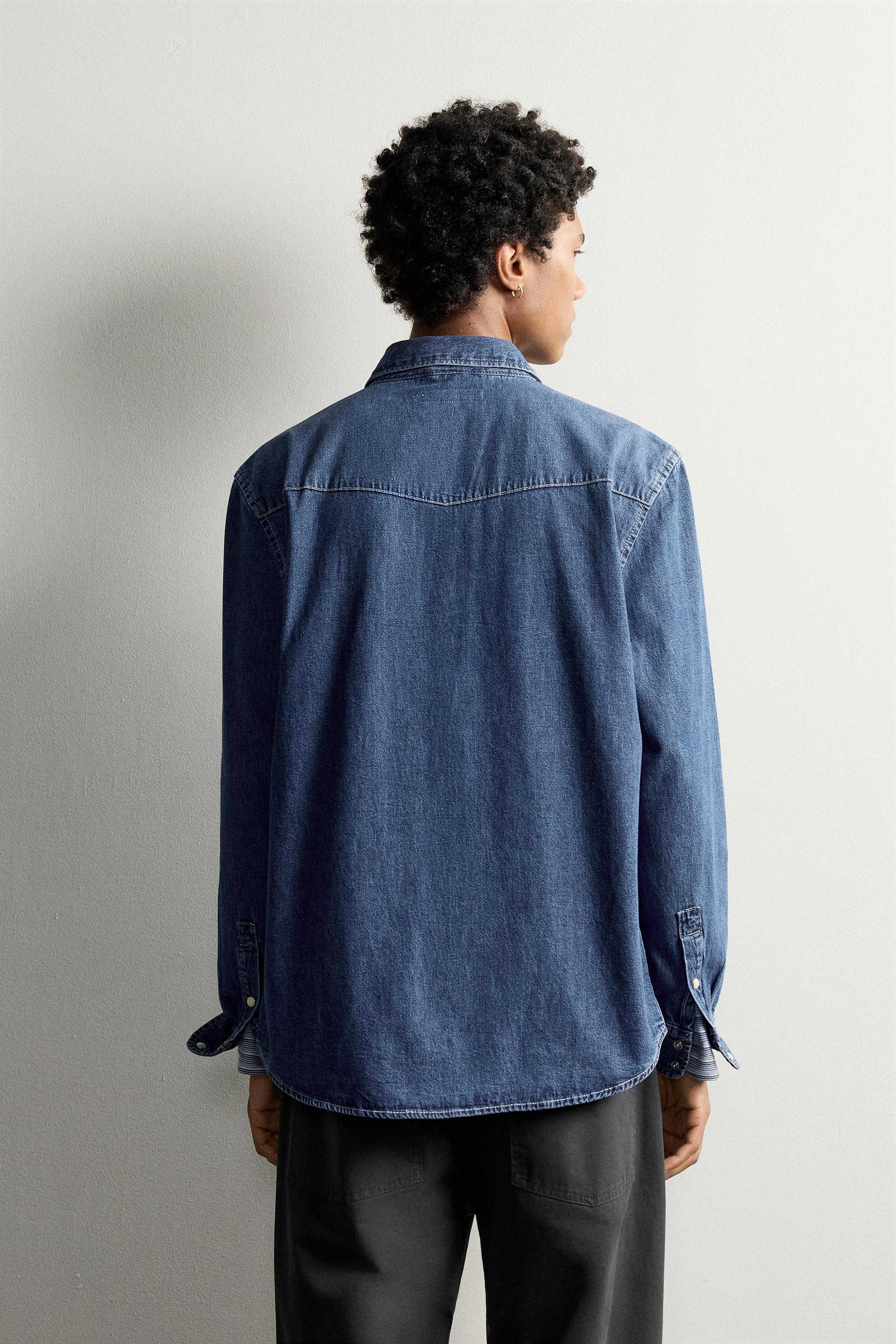 CHEMISE WESTERN DENIM REGULAR FIT