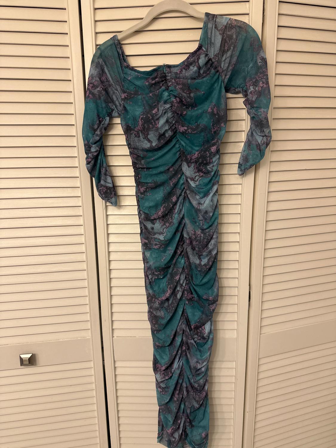 VESTIDO DRAPEADO TUL - Image 2