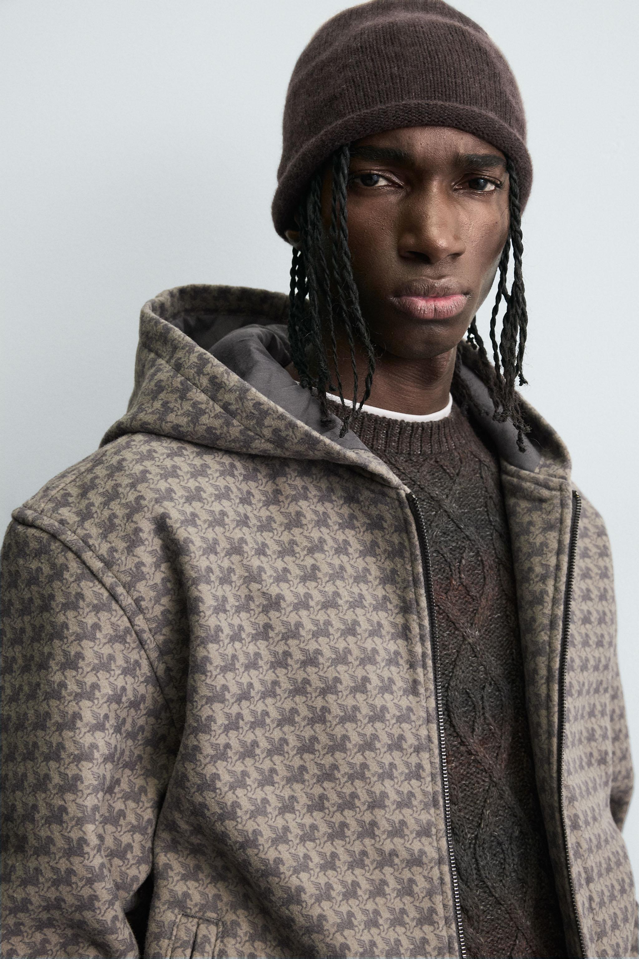 HORSE PRINT HOODIE JACKET